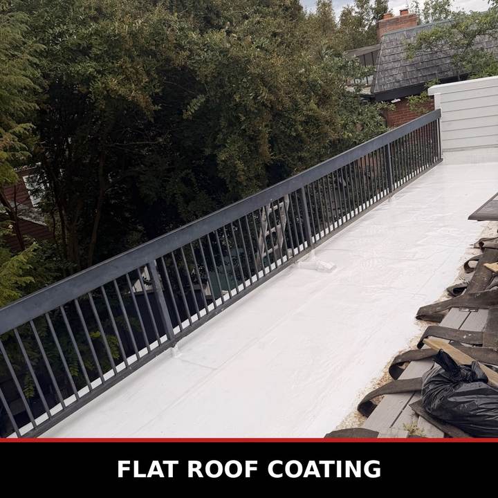 Flat roof coating
